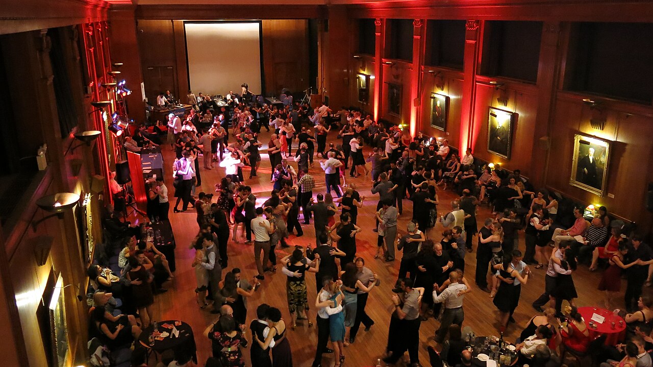 Dancers at the Tango Festival and Championship in London in 2017.